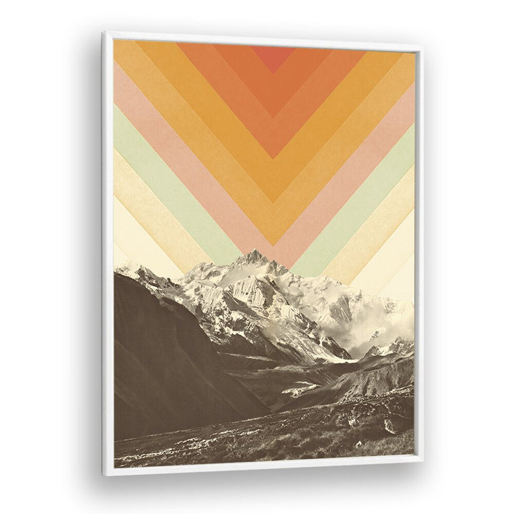 Breathtaking MOUNTAINSCAPE II, LANDSCAPE PAINTINGS by Florent Bodart, featuring majestic mountains and vibrant colors.