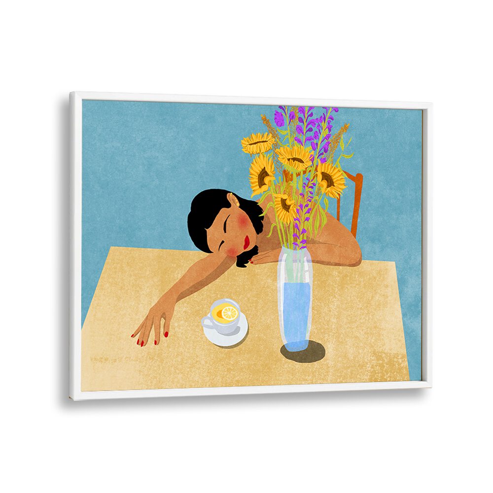 Vibrant "Day Dreaming" art print by Raissa Oltmanns, perfect for transforming your living space with creativity.