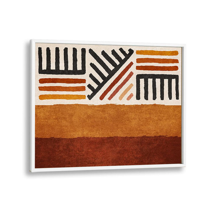 Transform your space with the exquisite Rug Pattern, Boho Art Paintings by Emel Tunaboylu, featuring earthy tones.