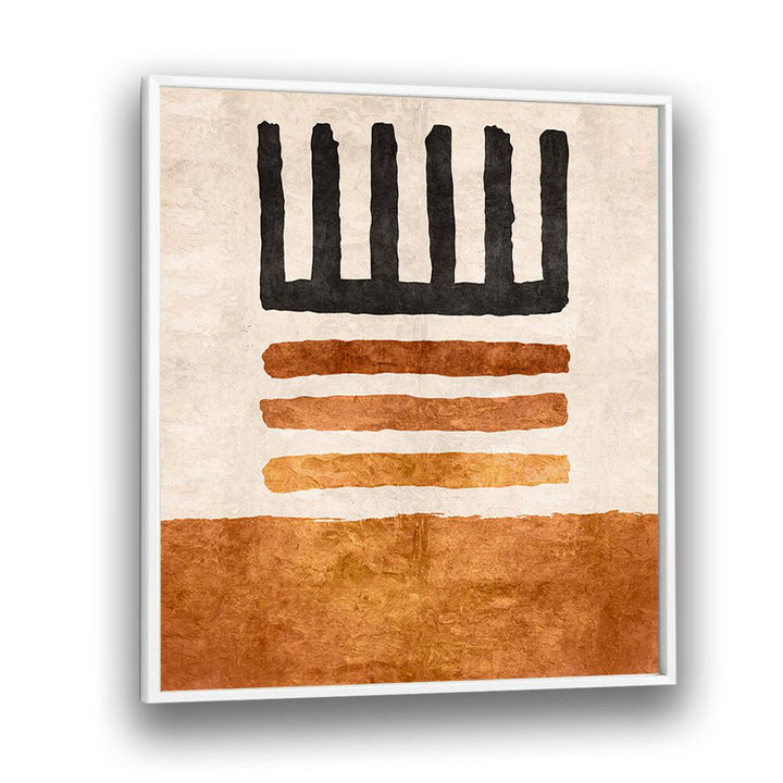 Vibrant CIZGILI KILIM TURUNCU, BOHO ART PAINTINGS by Emel Tunaboylu, perfect for transforming your space.