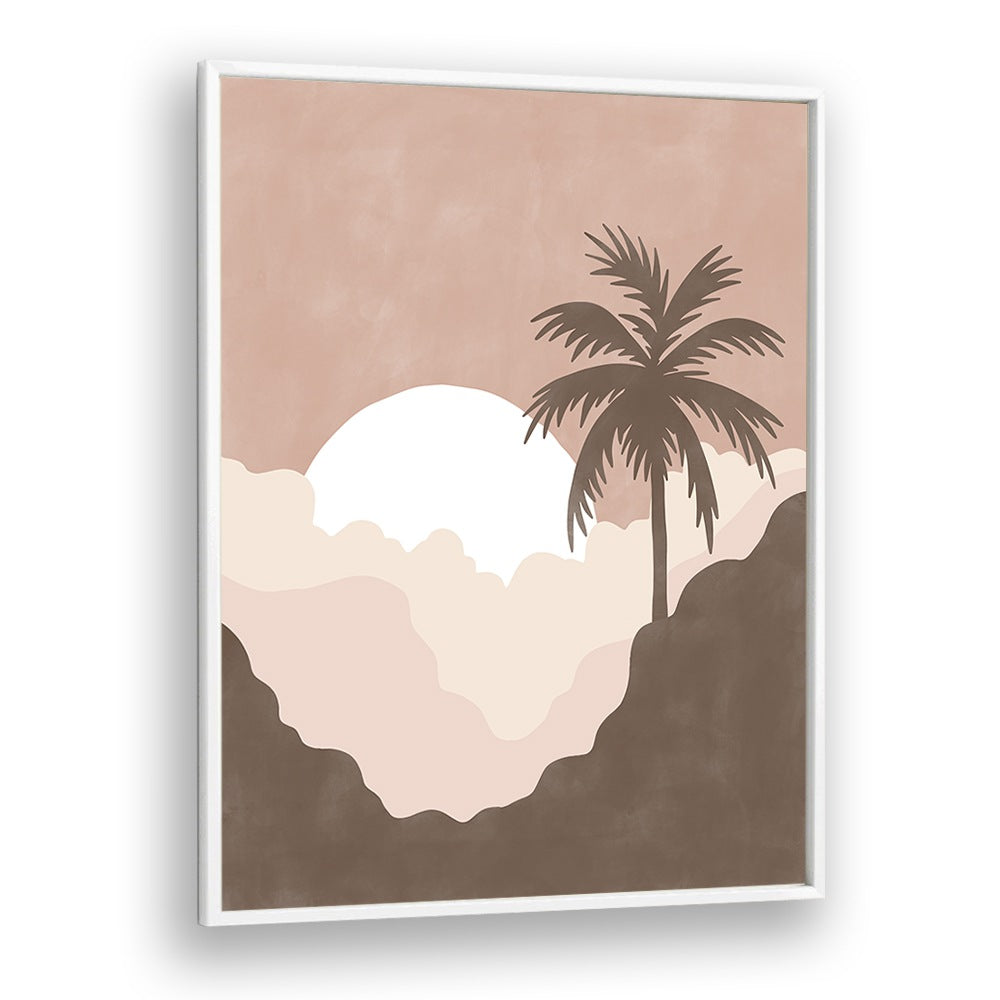 Captivating sunset landscape painting by Elena Ristova, perfect for enhancing your home decor with SUNSET, LANDSCAPE PAINTINGS.