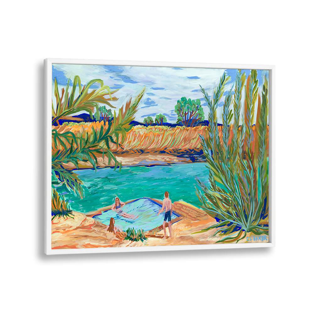 Vibrant WATERSIDE , LANDSCAPE PAINTINGS showcasing serene nature scenes for tranquil home decor.