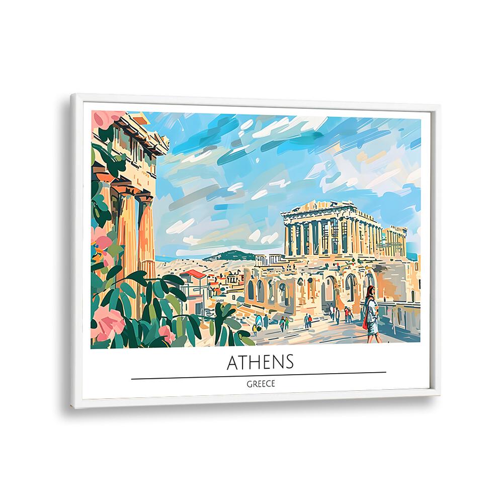 Vibrant ATHENS CAPITAL CITY - GREECE, TRAVEL POSTERS capturing the essence of Athens' rich culture and history.