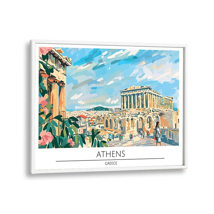 Vibrant ATHENS CAPITAL CITY - GREECE, TRAVEL POSTERS capturing the essence of Athens' rich culture and history.