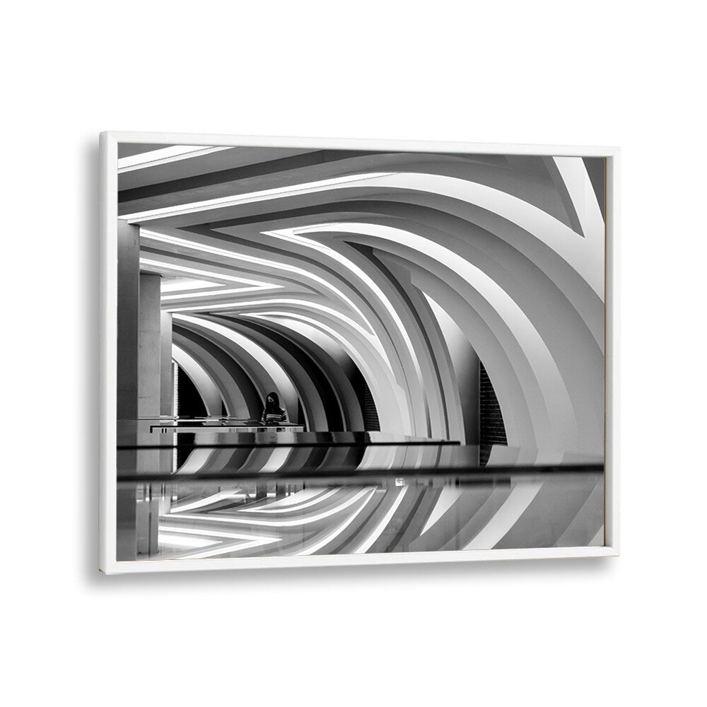 Elegant CURVED II, PHOTOGRAPHY PRINTS showcasing dynamic architecture and reflections for your art collection.