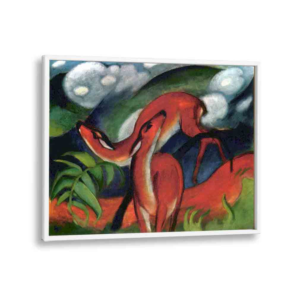 painting - RED DEER II (1912) by Asianmonk