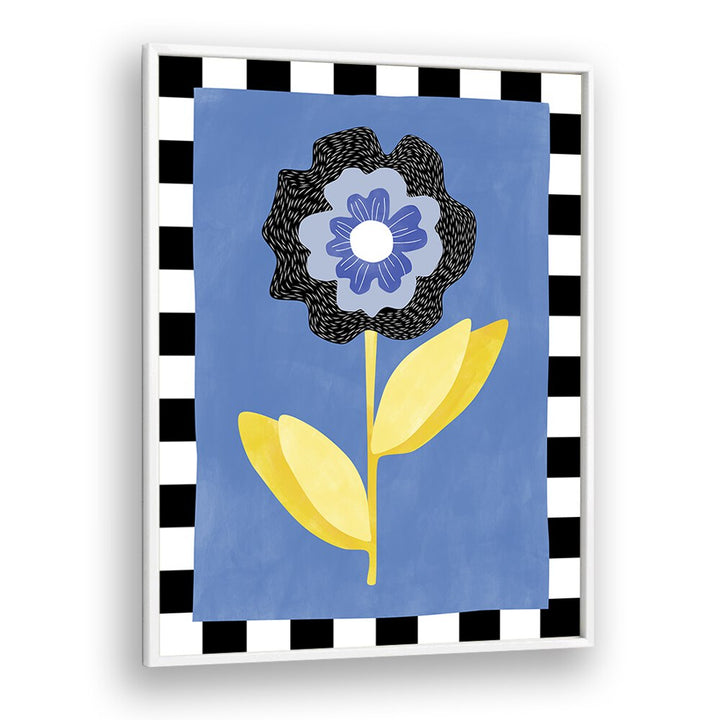 Botanical art print featuring a blue flower, perfect for enhancing any space—BLUE FLOWER, FLORAL FLOWER PAINTINGS.