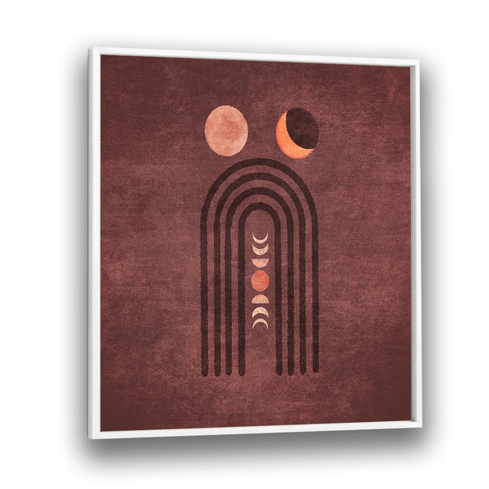 Visne Watercolor Moon Phase, Boho Art Paintings, showcasing elegant lunar designs to elevate your space beautifully.