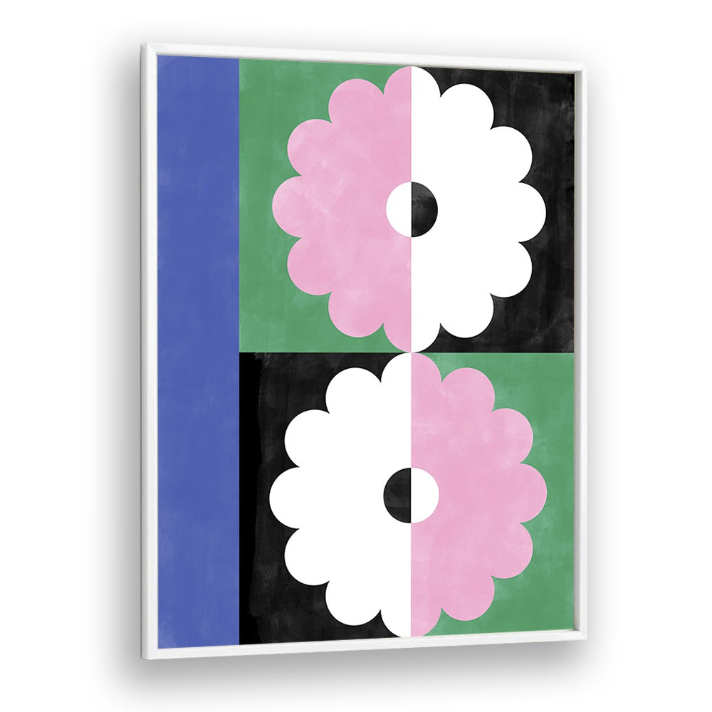 Vibrant TWIN FLOWER, FLORAL FLOWER PAINTINGS by Elena Ristova, perfect for enhancing your living space.