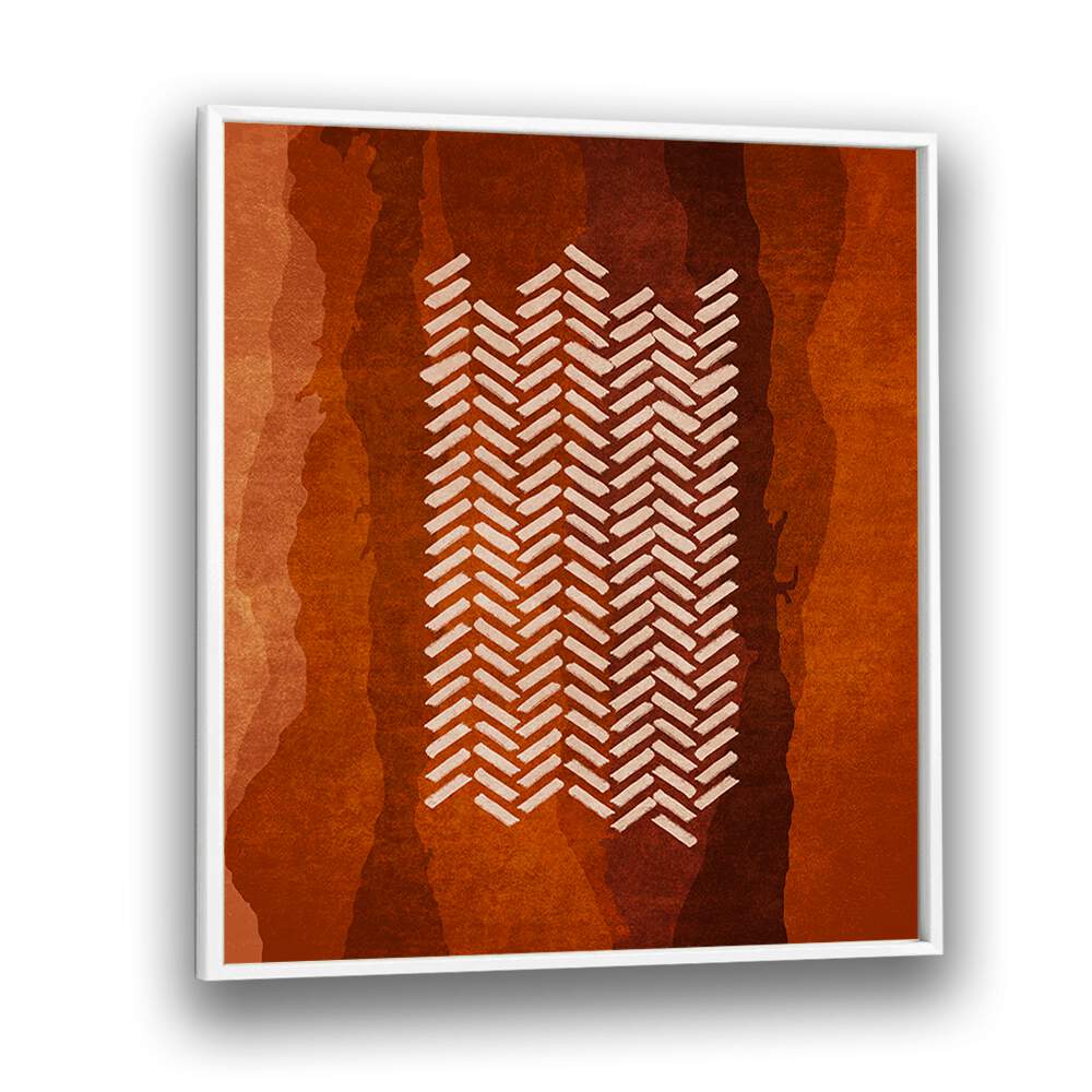 BALIK SIRTI DESEN, BOHO ART PAINTINGS by Emel Tunaboylu, showcasing elegant patterns on premium canvas.