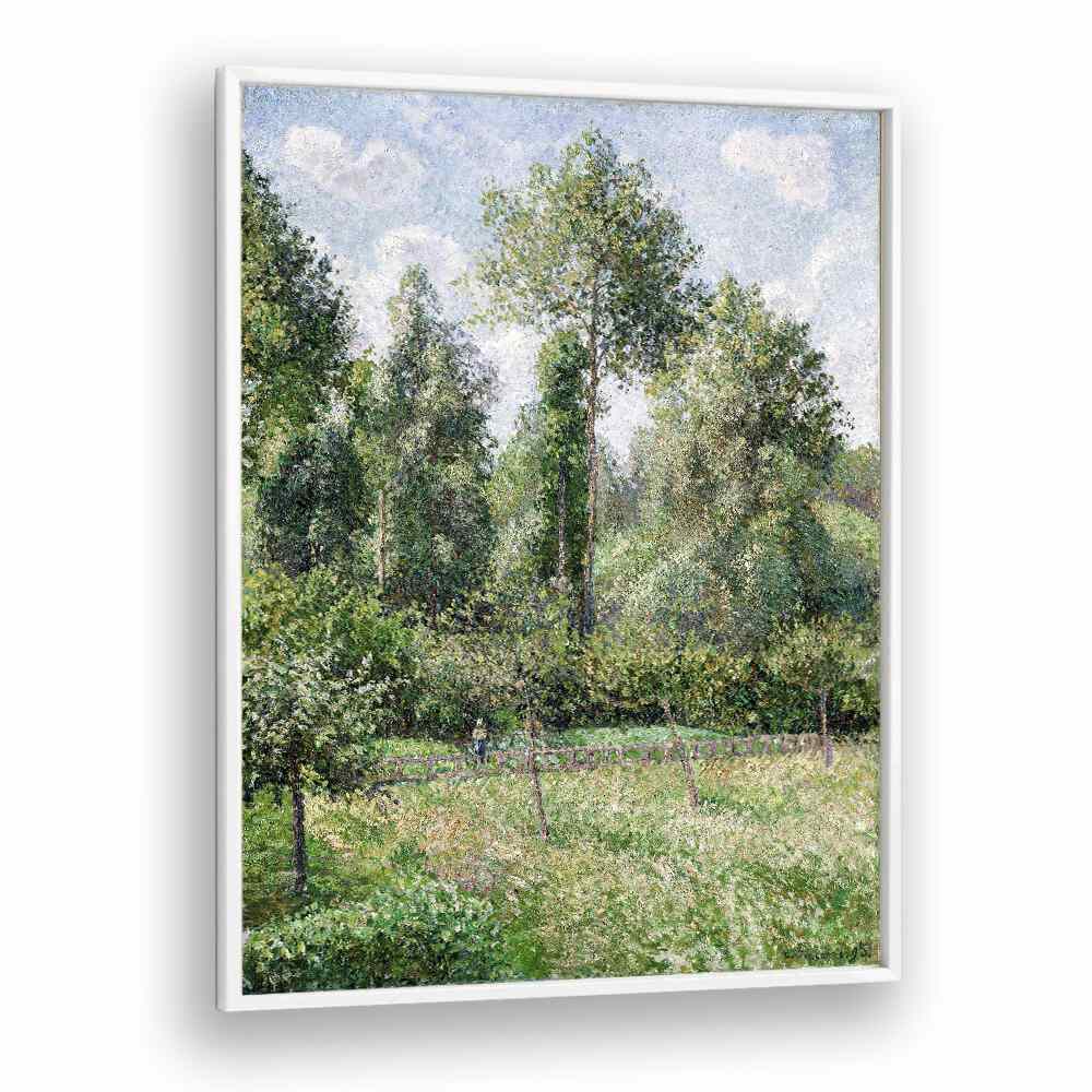 comic painting - POPLARS, ÉRAGNY (1895) by Asianmonk