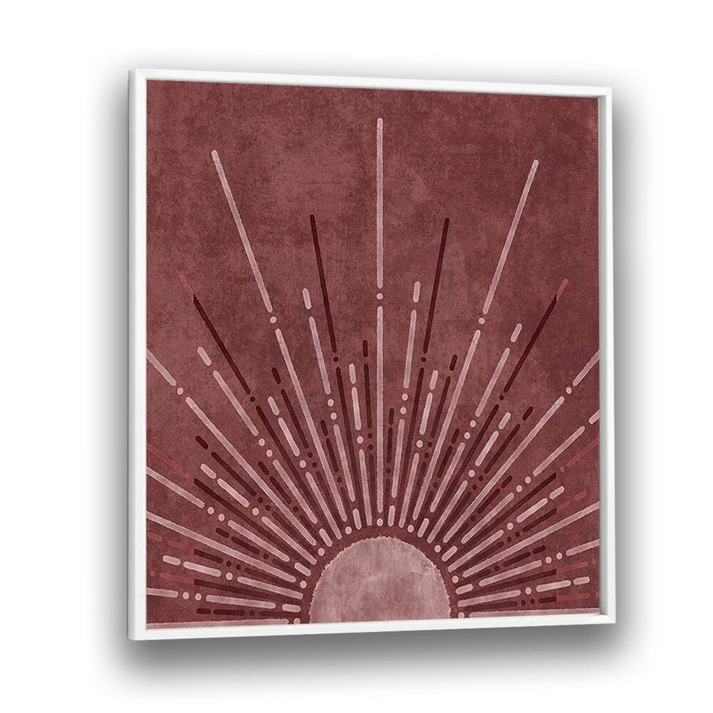 VISNE UP SUN, BOHO ART PAINTINGS showcase a vibrant sunburst design, perfect for enhancing any space.