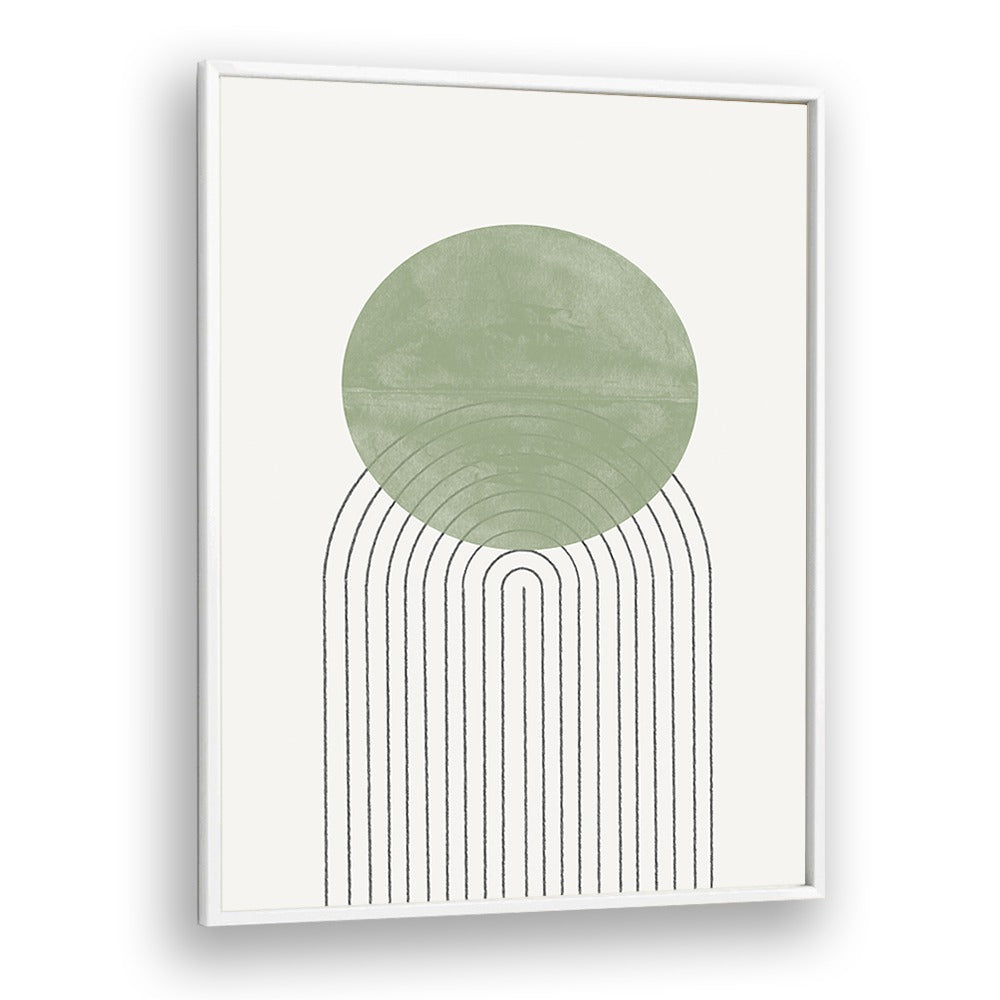 Elegant GREEN ABSTRACT, BOHO ART PAINTINGS from The Miuus Studio, perfect for enhancing any modern space.
