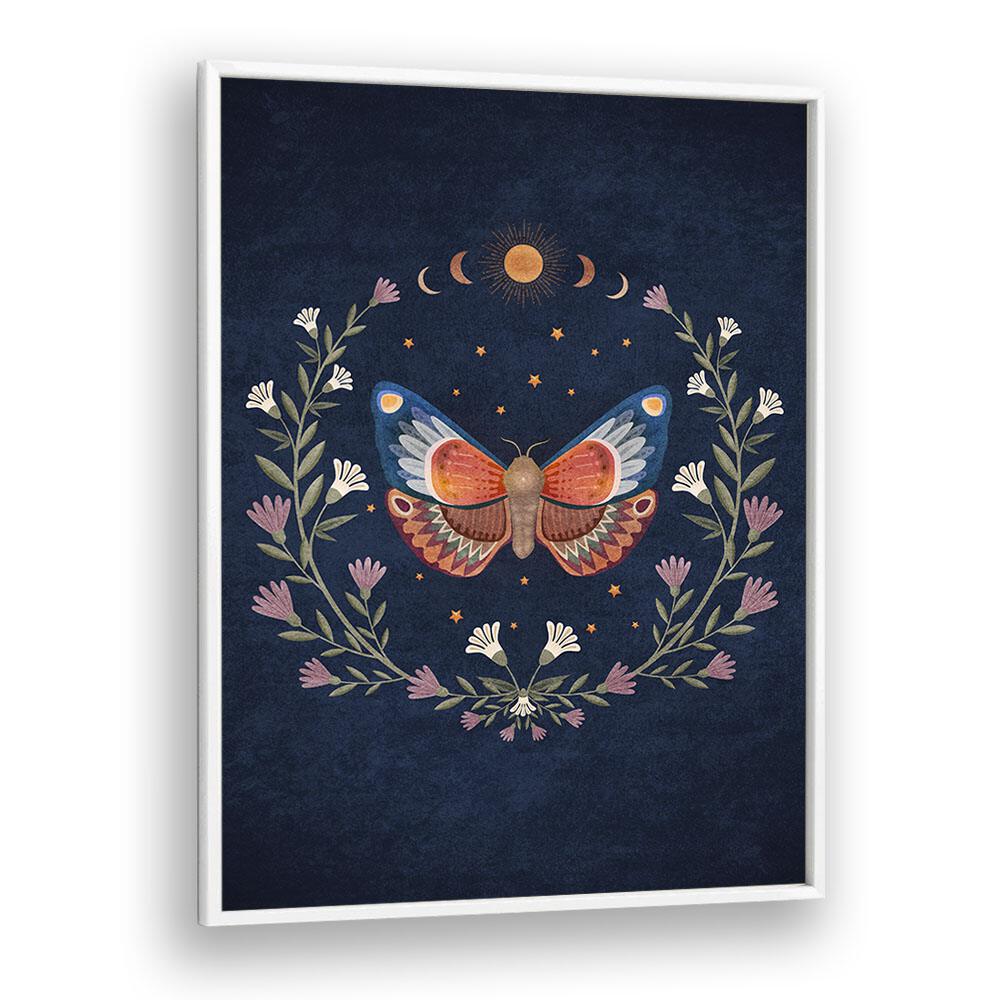Captivating "BUTTERFLY II, ANIMAL PAINTINGS" by Emel Tunaboylu adds elegance to any space with vibrant colors and details.