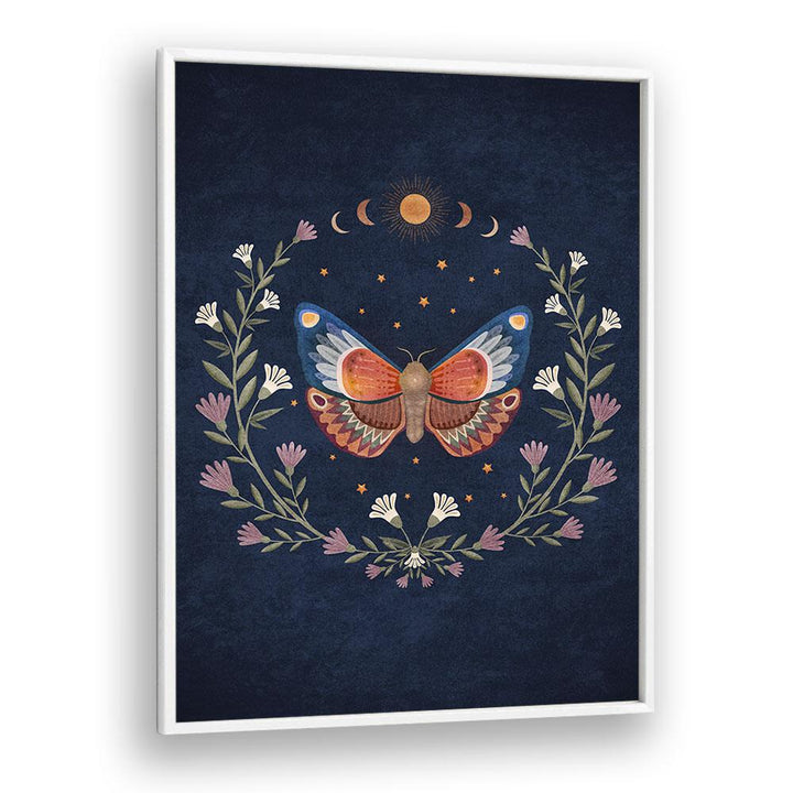 Captivating "BUTTERFLY II, ANIMAL PAINTINGS" by Emel Tunaboylu adds elegance to any space with vibrant colors and details.