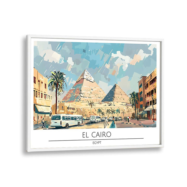 TRAVEL ART painting - EL CAIRO CAPITAL CITY - EGYPT by Asianmonk