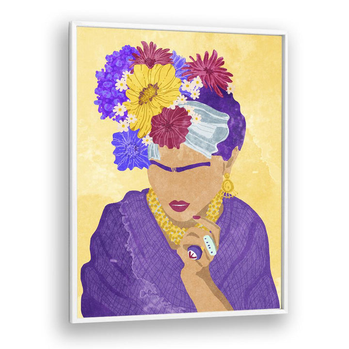 Frida and Flowers, fashion posters by Raissa Oltmanns, showcase vibrant art that enhances any space elegantly.