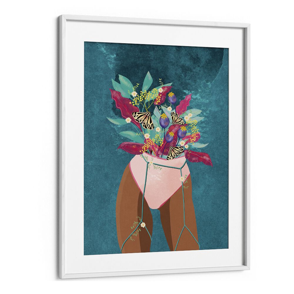Vibrant FEEL FLORISH, FASHION POSTERS by Raissa Oltmanns, featuring modern elegance and botanical charm. Perfect decor!