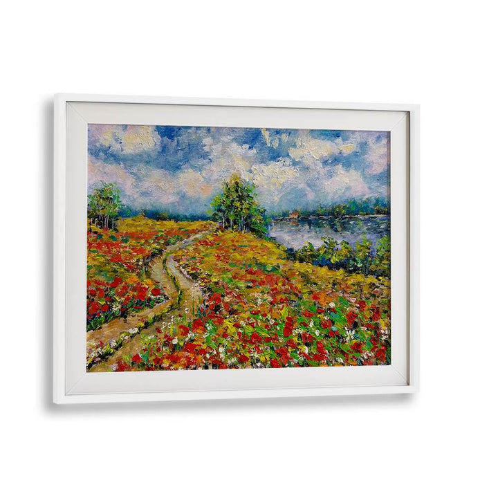 Vibrant COUNTRYSIDE LANDSCAPE, LANDSCAPE PAINTINGS showcasing serene rural beauty, perfect for enhancing any living space.