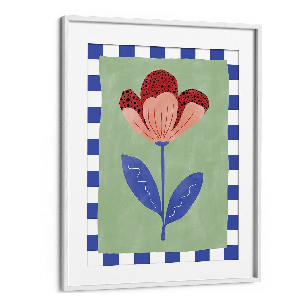 Vibrant RED FLOWER, FLORAL FLOWER PAINTINGS by Elena Ristova, perfect for adding elegance to any space.