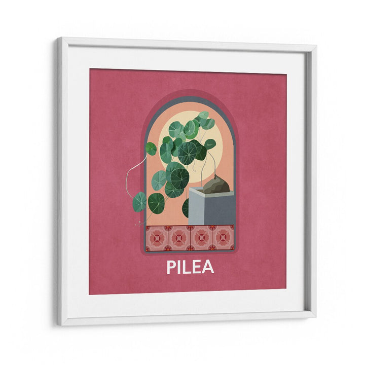 Charming GREEN SETS PILEA, FLORAL FLOWER PAINTINGS by Emel Tunaboylu enhance any living space with elegance.