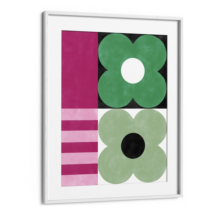 Colorful Mirroring Flowers, Floral Flower Paintings by Elena Ristova brighten your space with botanical beauty.