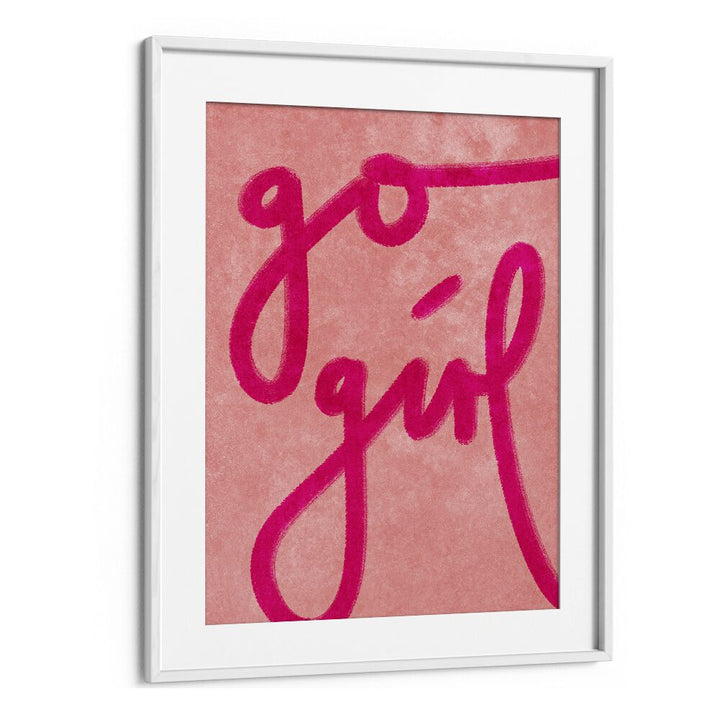 Stylish "GO GIRL, FASHION POSTERS" by Raissa Oltmanns, perfect for elevating your living space with vibrant art.
