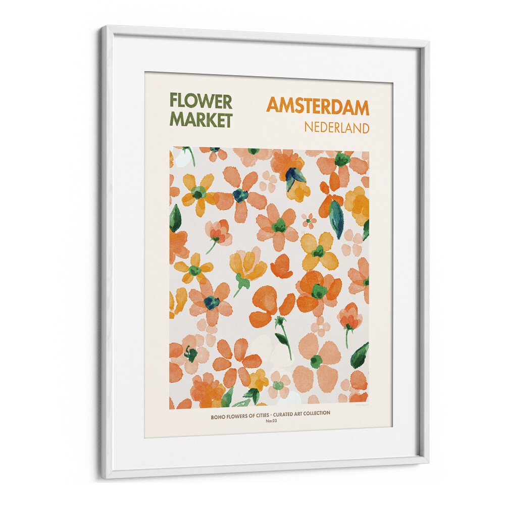 Vibrant AMSTERDAM, FLORAL FLOWER PAINTINGS by Emel Tunaboylu, perfect for adding charm to any space.