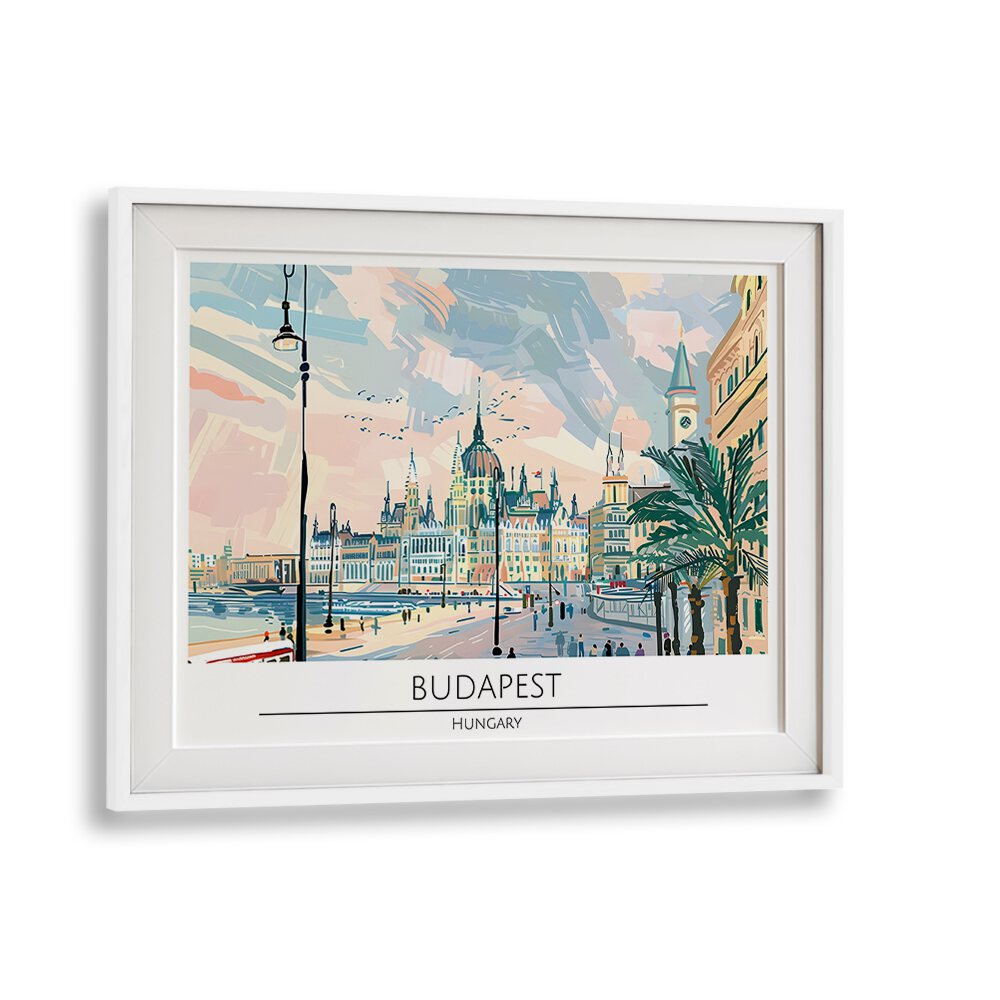 Stunning BUDAPEST CAPITAL CITY - HUNGARY, TRAVEL POSTERS showcasing the beautiful architecture of Hungary’s capital.