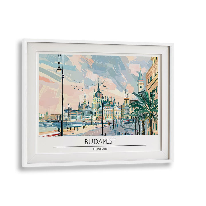 Stunning BUDAPEST CAPITAL CITY - HUNGARY, TRAVEL POSTERS showcasing the beautiful architecture of Hungary’s capital.