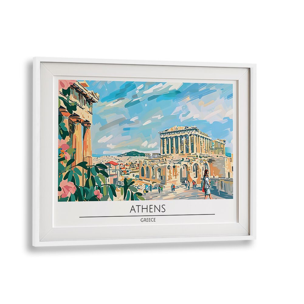 Vibrant ATHENS CAPITAL CITY - GREECE, TRAVEL POSTERS capture the essence of Greece's rich culture and history.