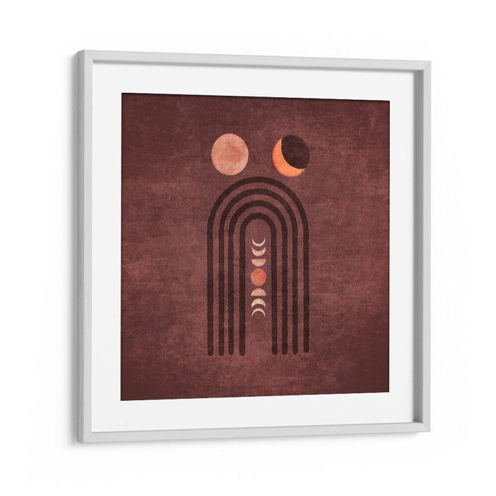 Stylish VISNE WATERCOLOR MOON PHASE, BOHO ART PAINTINGS, perfect for elevating any modern space.