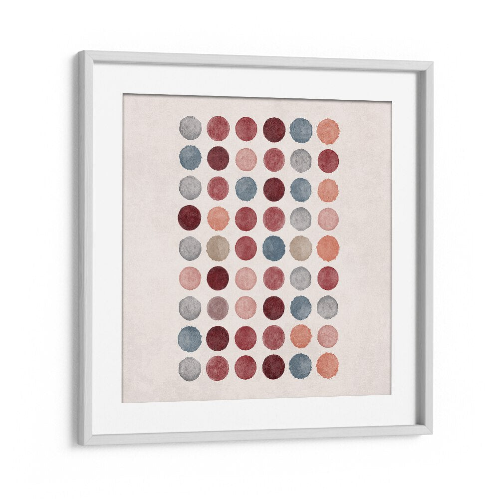 Vibrant WATERCOLOR DOTS, BOHO ART PAINTINGS by Emel Tunaboylu on premium canvas, perfect for modern decor.