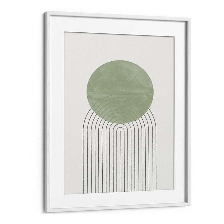 Captivating GREEN ABSTRACT, BOHO ART PAINTINGS in soft green tones, perfect for enhancing any space by The Miuus Studio.