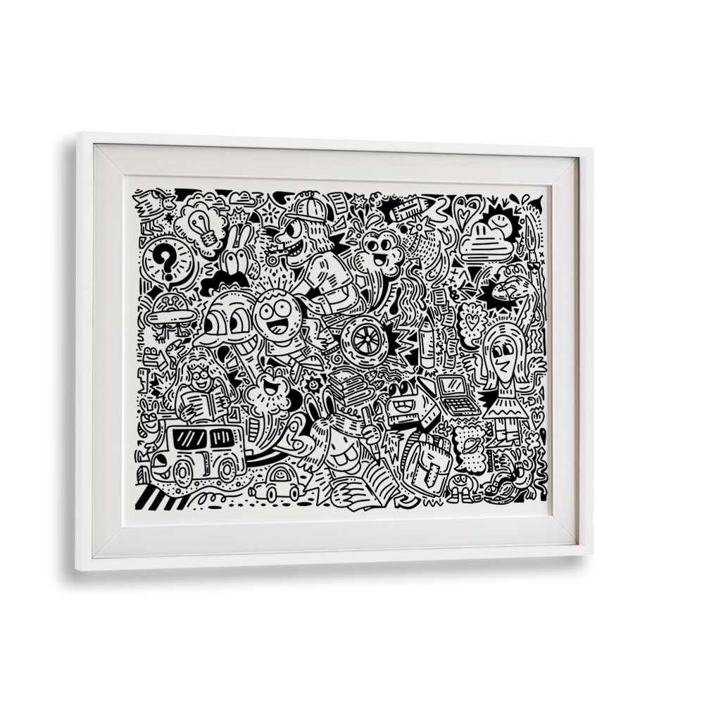 JOY RIDE , DOODLE ART PAINTINGS