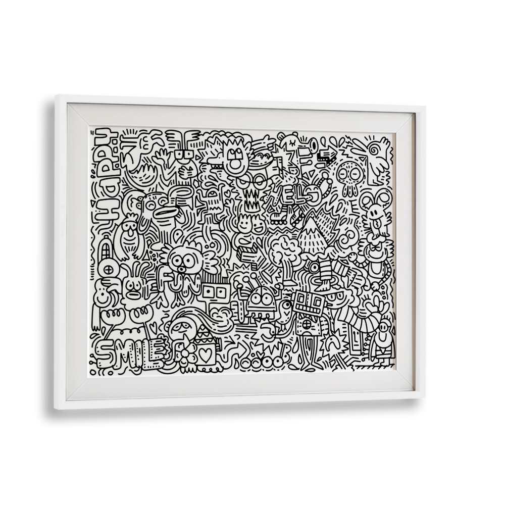 CREATURE CARNIVAL , DOODLE ART PAINTINGS