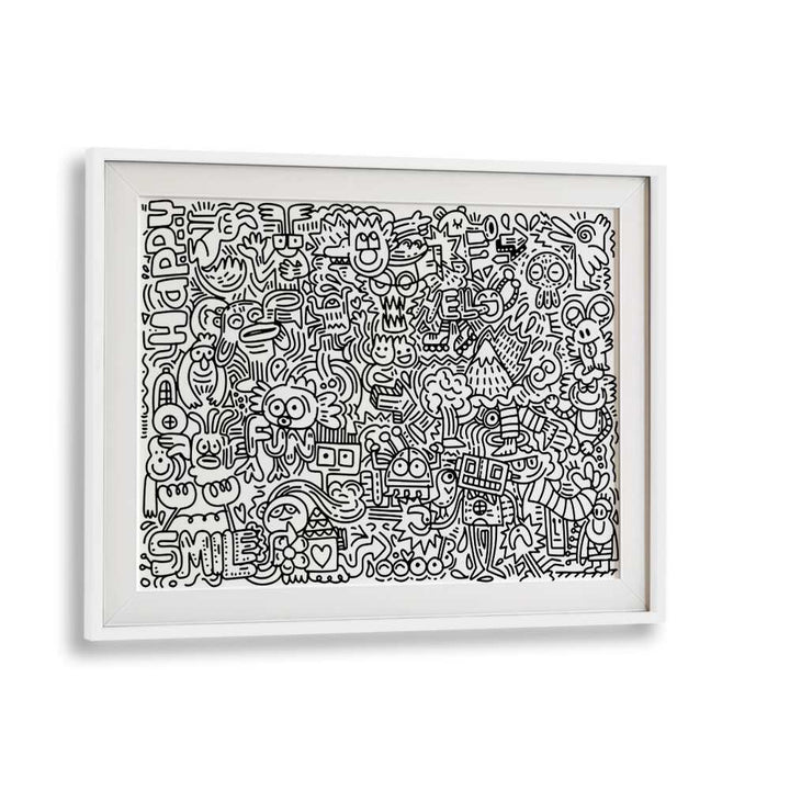 CREATURE CARNIVAL , DOODLE ART PAINTINGS