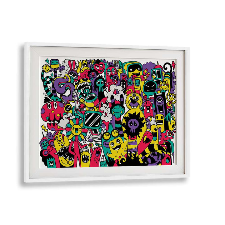 Colorful and imaginative BEASTIE BONANZA, DOODLE ART PAINTINGS bring creativity to life in vibrant designs.