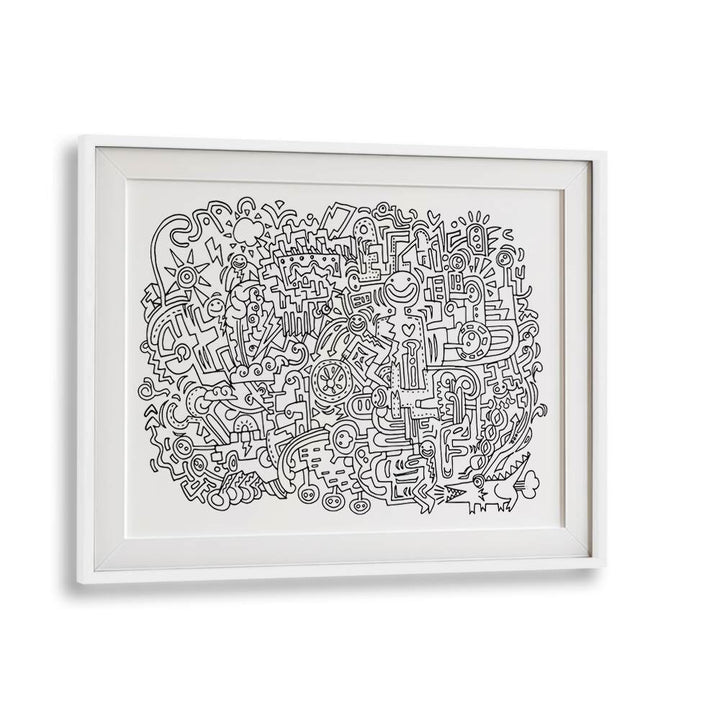 HAPPY FACE , DOODLE ART PAINTINGS