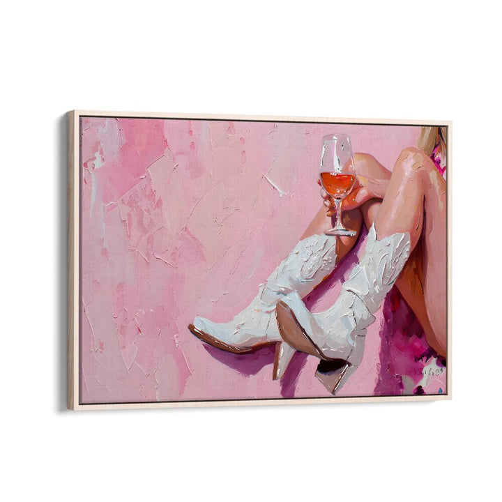 Celebrate playful elegance with "Wine and Booted, Vibrant" electric art prints, perfect for any lively space.