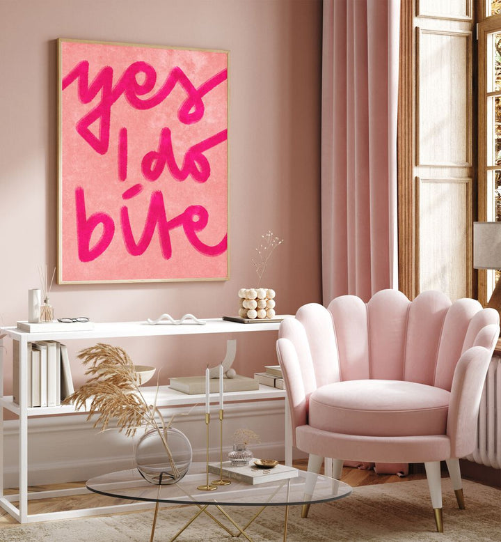 Elevate your decor with "YES I DO BITE, QUOTES" poster by Raissa Oltmanns, adding bold expression to your space.