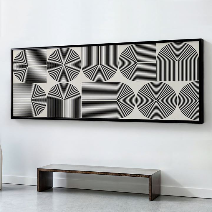 EXPRESSIVE MODERN ART V , PANORAMIC ART