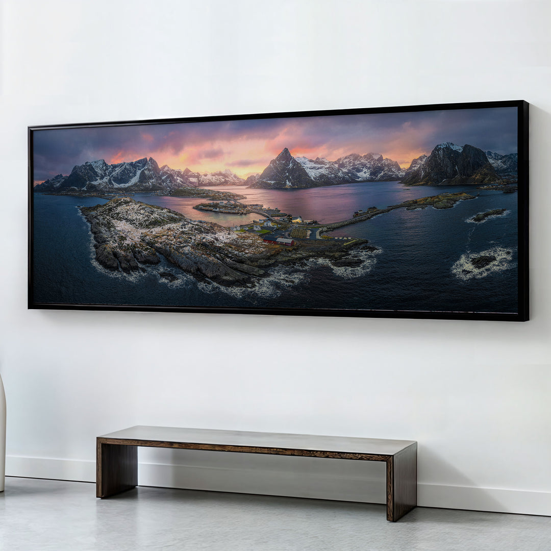 HAMONY SUNSET , PANORAMIC ART
