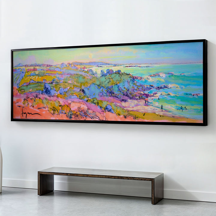 COASTAL VIBRANCE , PANORAMIC ART
