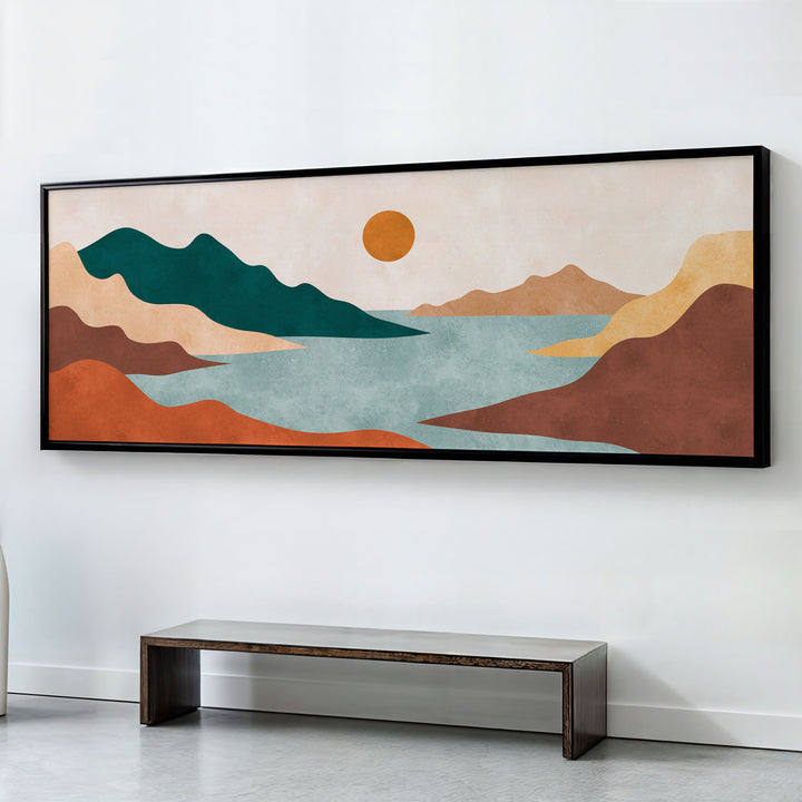 LANDSCAPE AND SUNSET I , PANORAMIC ART