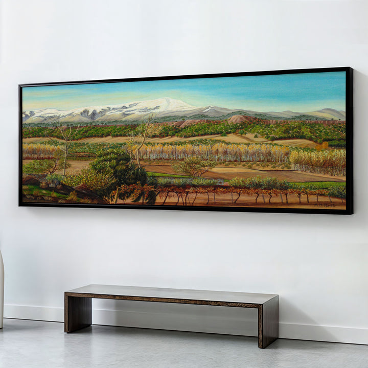 VINEYARD VALLEY NEVADA , PANORAMIC ART