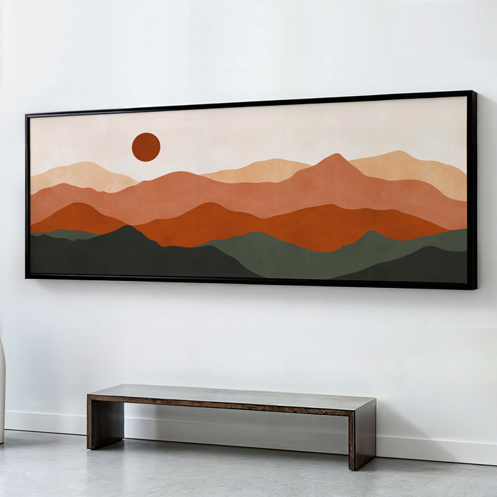 LANDSCAPE AND SUNSET VII , PANORAMIC ART