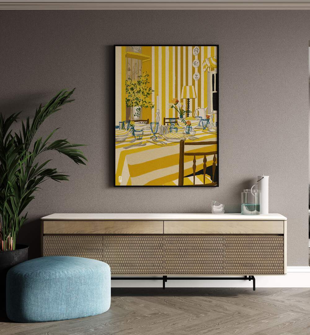 YELLOW ROOM PORTRAIT , KITCHEN POSTERS