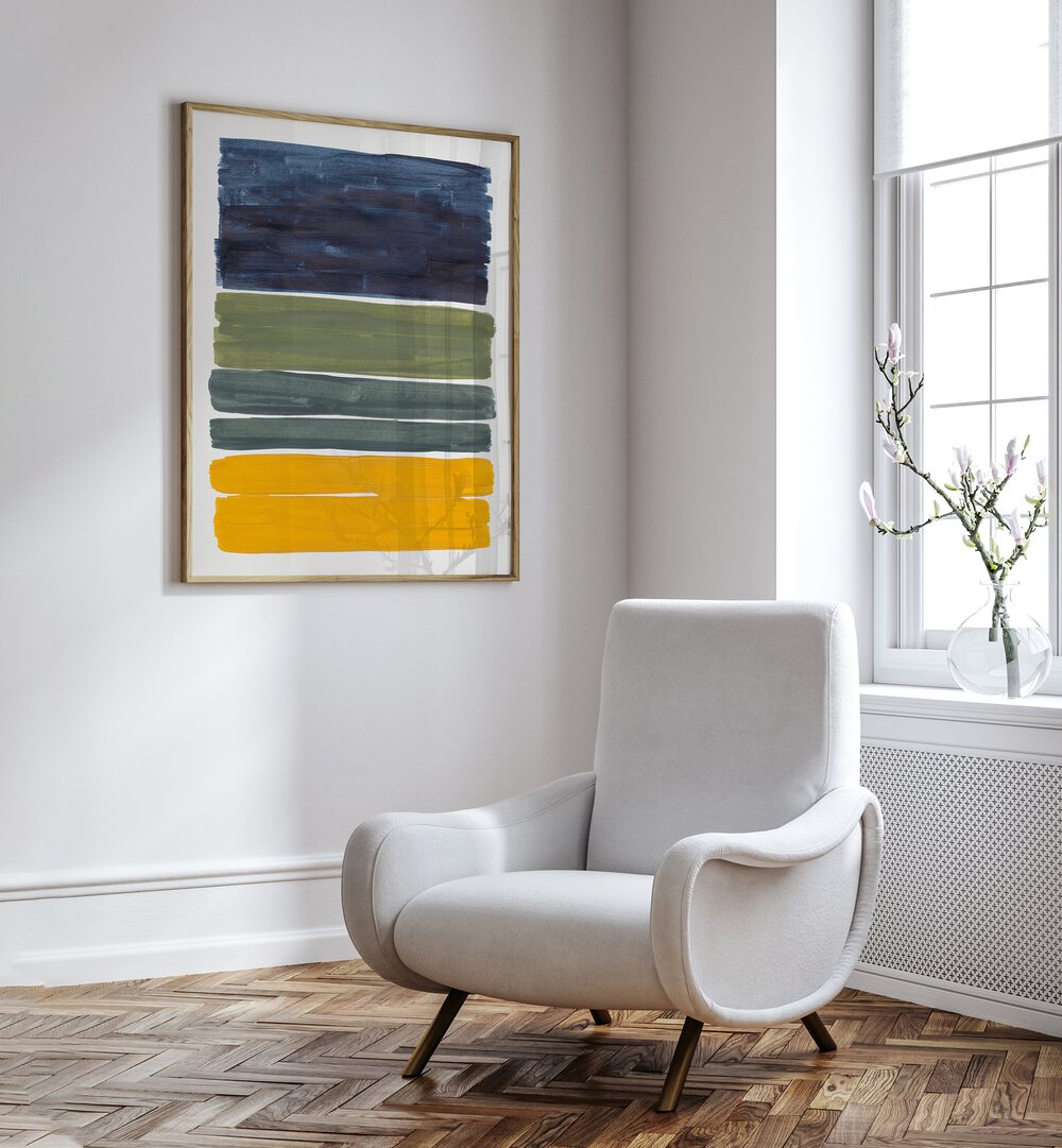 Elevate your space with MIDNIGHT OLIVE, ABSTRACT PAINTINGS by Ejaaz Haniff, showcasing creativity and elegance.