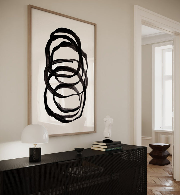Stunning ABSTRACT LINES II, ABSTRACT PAINTINGS enhance modern spaces with captivating elegance and style.